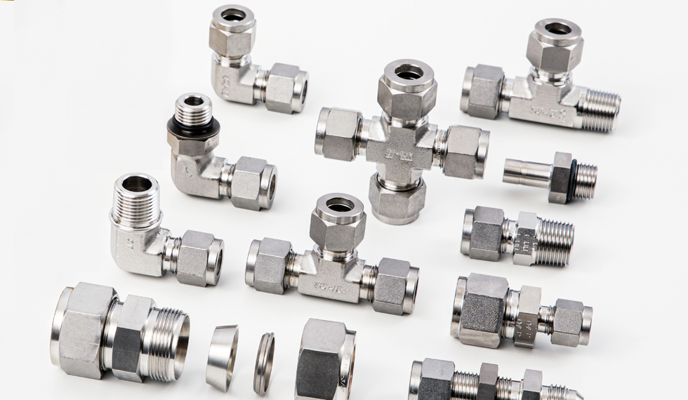Double Ferrule Type Tube Fitting